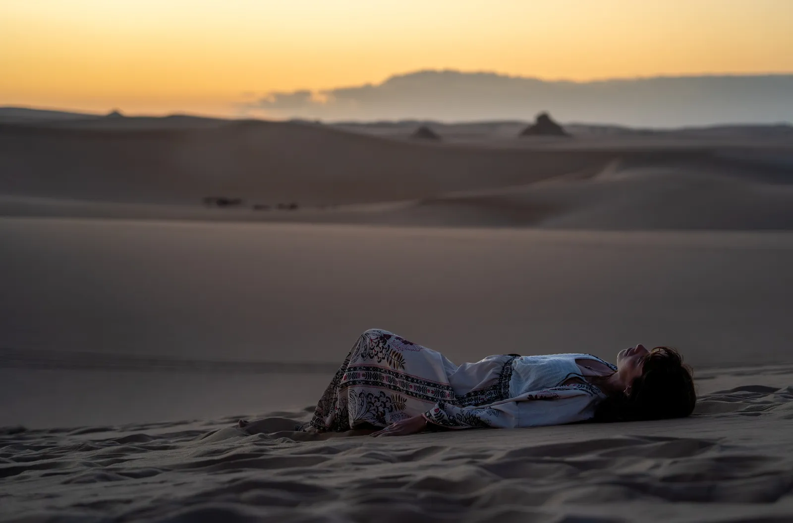 Meditation in Desert